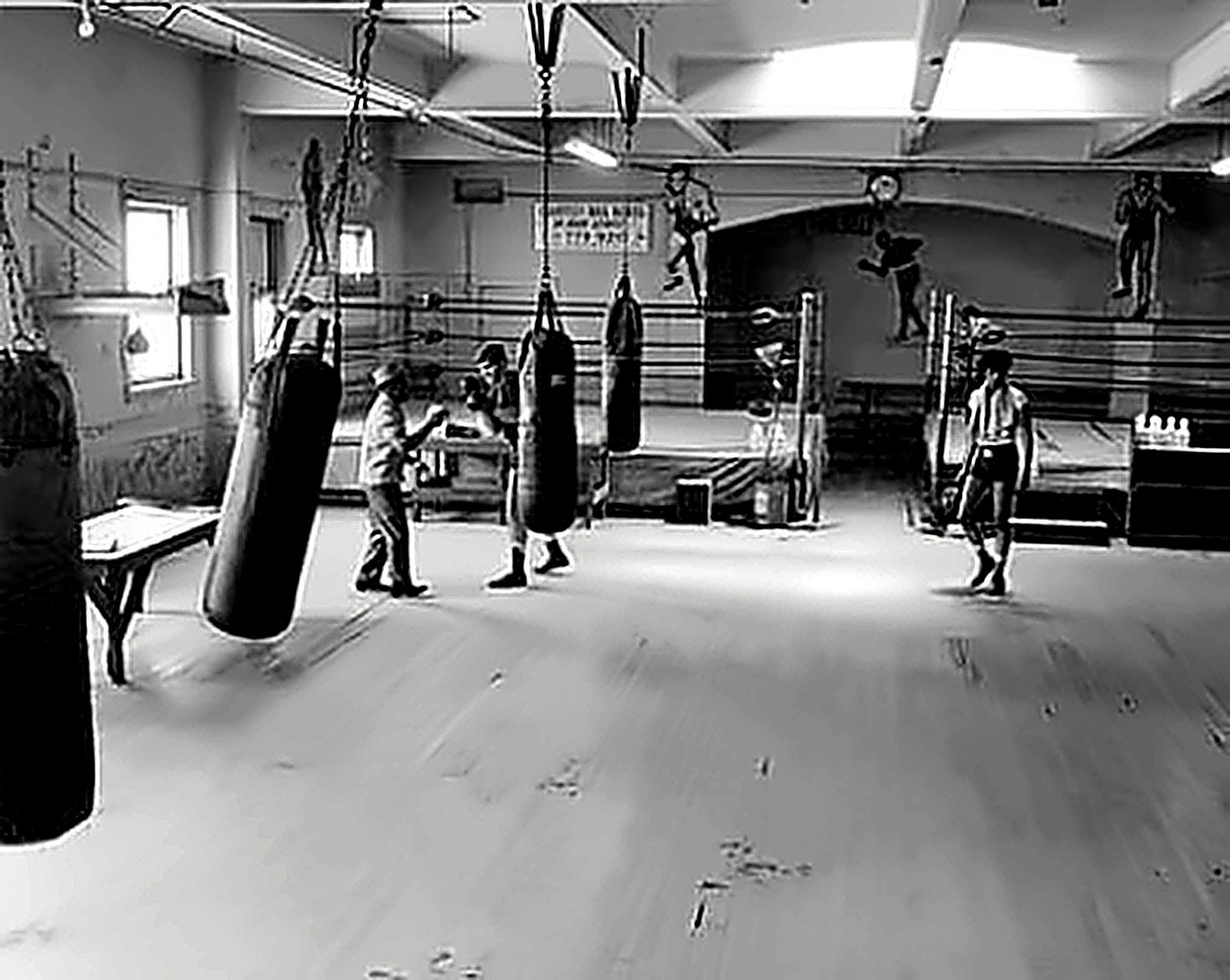 Bones Boxing gym floor